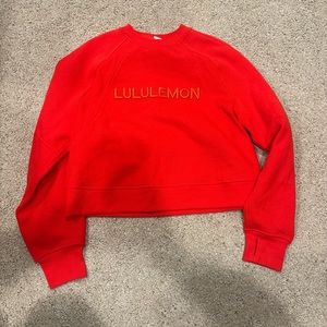 Lululemon Vibrant Red Sweatshirt
